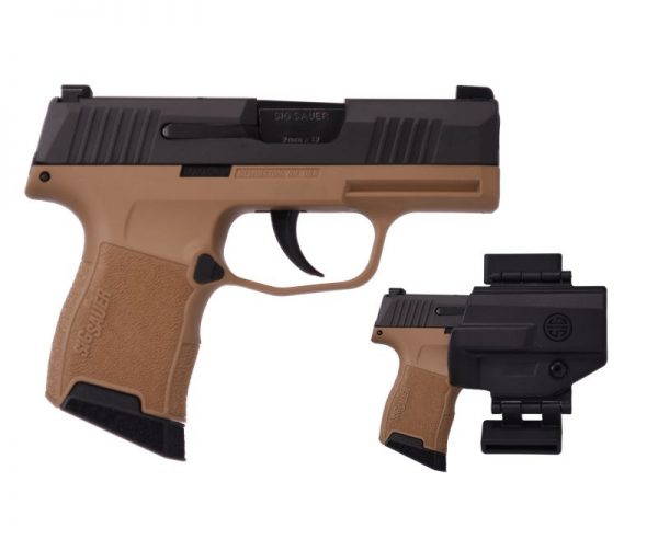 Sig Sauer P365 Flat Dark Earth 9mm 3.1" Barrel 10-Rounds with Night Sights