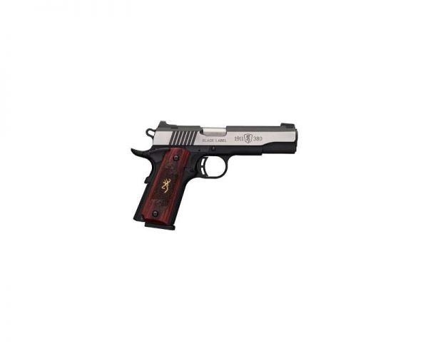 Browning 1911-380 Black Label Medallion Pro Black .380ACP 3.625-inch 8rd