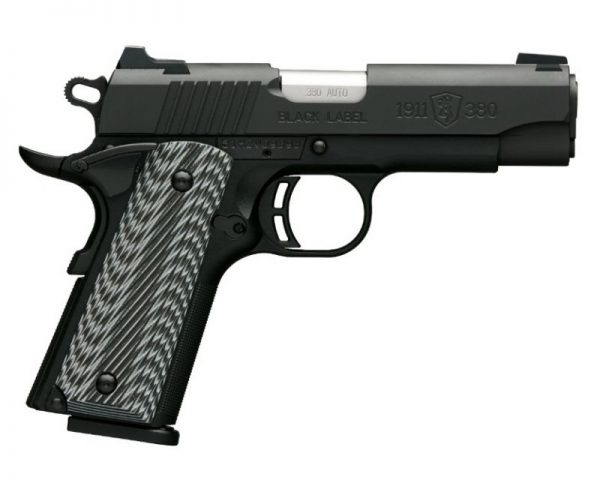 Browning 1911-380 Black Label Pro Compact Black .380ACP 3.625-inch 8rd