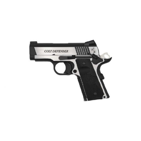 Colt Firearms Combat Elite Defender Stainless / Black .45 ACP 3-inch 7Rds
