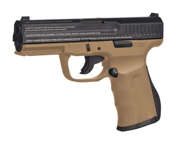 FMK 9C1 Gen 2 9MM 4-inch 14rd FDE Engraved