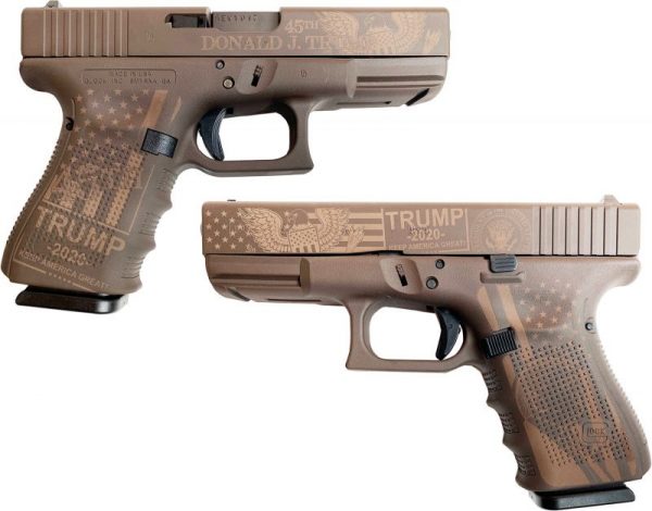 Glock 19 Gen4 9mm Patriot Brown 4.0-inch 15Rd Trump 2020 Exclusive USA Made