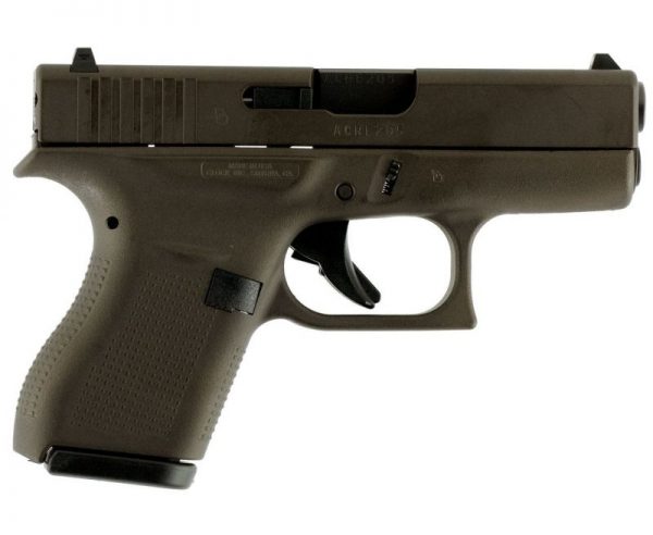 Glock G 42 Midnight Bronze .380 ACP 3.25-inch 6Rds USA MADE