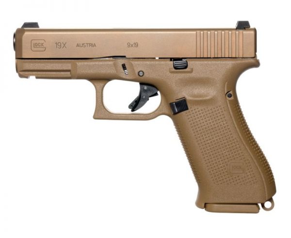 Glock G19X G5 Coyote 9mm 4.02" 17-Round Night Sights