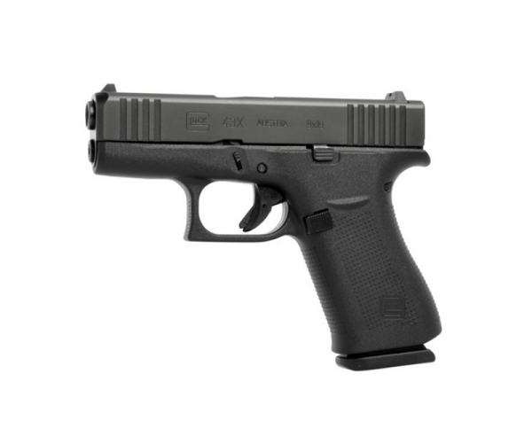 Glock G43X Pistol 9mm 3.4-inch 10Rds Fixed Glock Sights