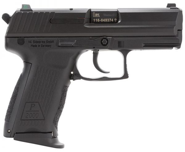 Heckler and Koch P2000 V3 LEA Pistol 9mm, NS, DA/SA, NMS, 13rd