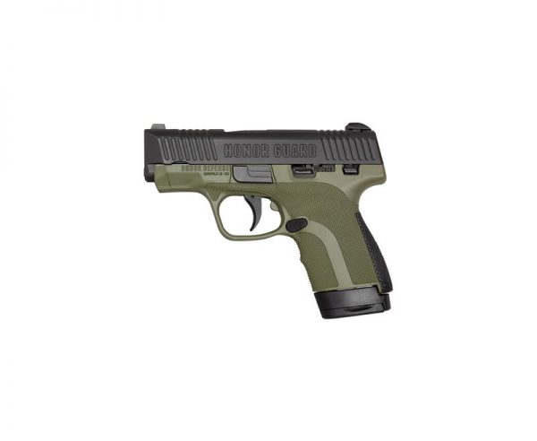 Honor Defense Honor Guard Black / OD Green 9mm 3.2-inch 7Rds