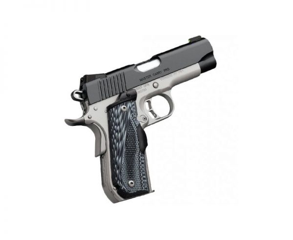 Kimber Master Carry Pro 45ACP 4-inch 8rd Matte Black / Stainless night sights and Crimson Trace Lasergrip