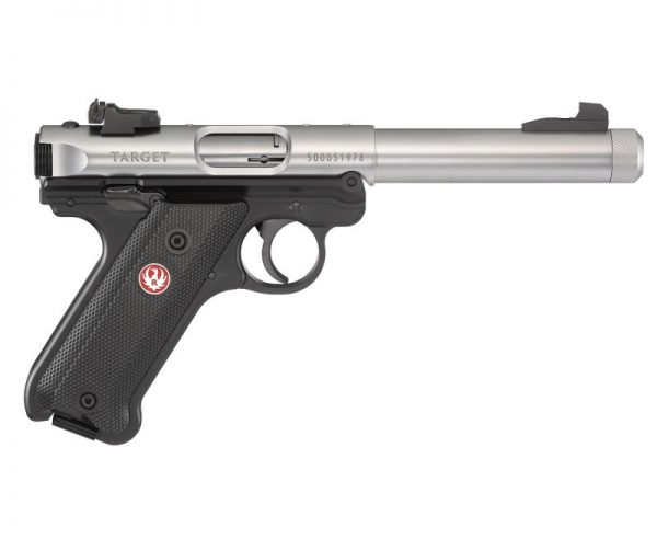 Ruger MKIV Target Threaded Stainless .22 LR 5.5-inch 10Rds