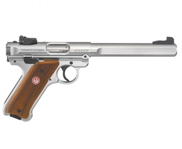 Ruger MKIV Competition Stainless 22LR 6.88 Inch 10Rds