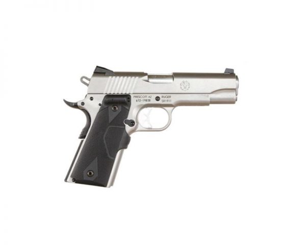 Ruger SR1911 Commander Semi Auto Pistol Stainless 45 ACP 4.2 inch 7 rd 6725