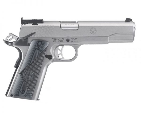 Ruger SR1911 Target Stainless .45 ACP 5-in 9 Rounds