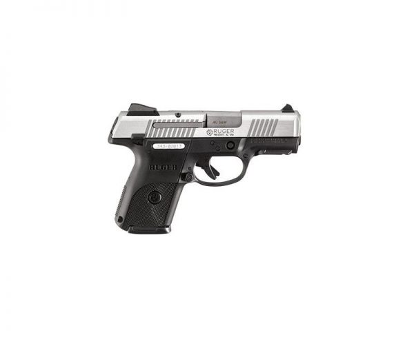 Ruger SR40c Compact Stainless / Black .40 SW 3.5-inch 15Rd