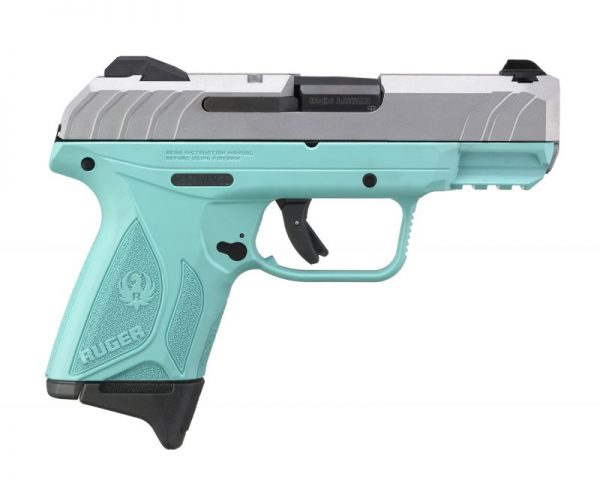 Ruger Security-9 Compact Stainless / Turquoise 9mm 3.42" Barrel 10-Rounds