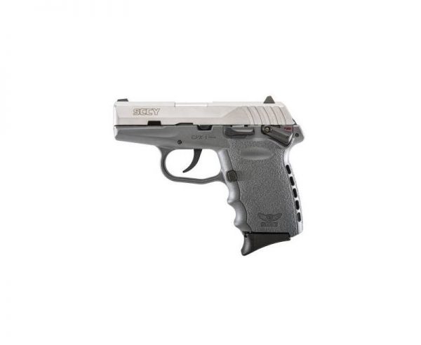 Sccy CPX-1 Stainless/Sniper Gray 9mm 3.1-inch 10rd Ambidextrous Safety