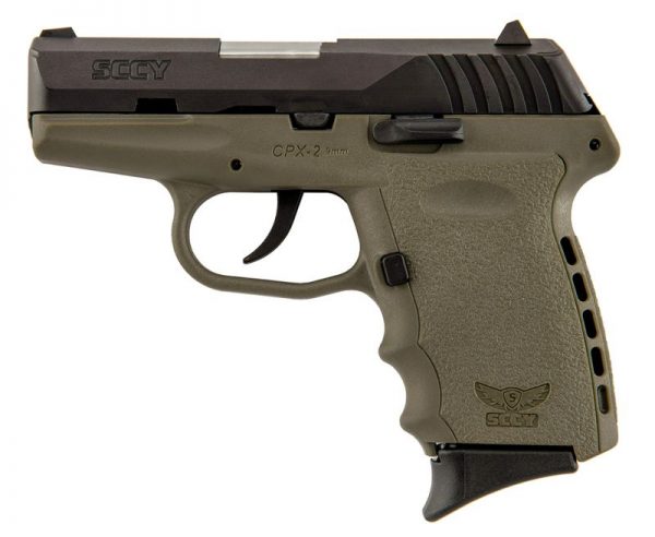 SCCY CPX-2 Black / Flat Dark Earth 9mm 3.1-inch 10Rd