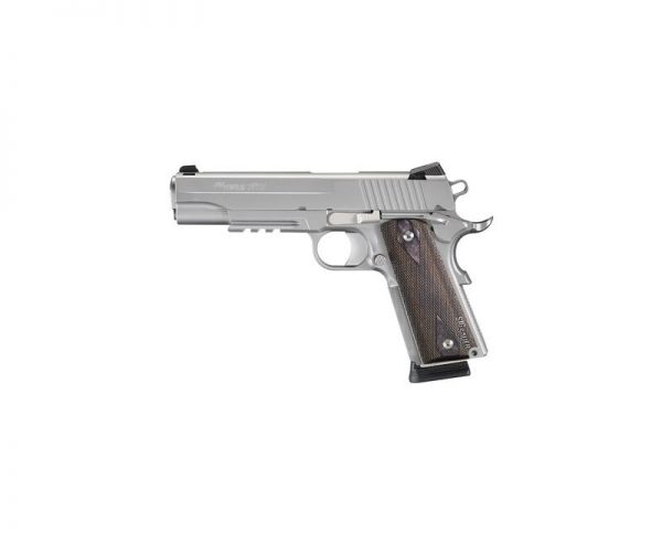 Sig Sauer 1911 Stainless .45 ACP 5" 8-Round with Wood Grips