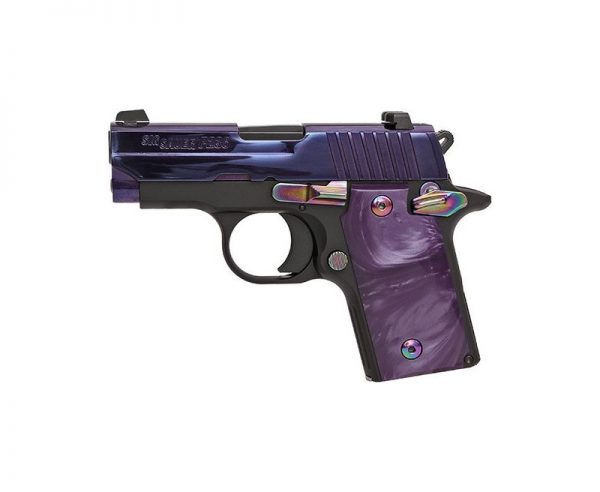 Sig Sauer P238 PSP Purple / Black .380 ACP 2.7-inch 6Rds Siglite Night Sights