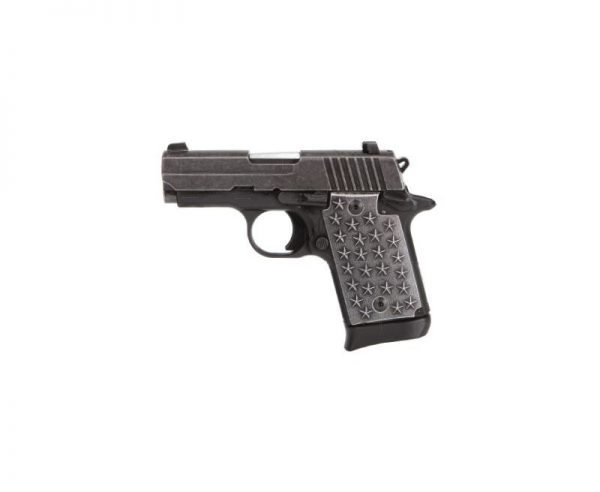 Sig Sauer P238 We The People Distressed Stainless .380 ACP 2.7-inch 7Rds Contrast Sights