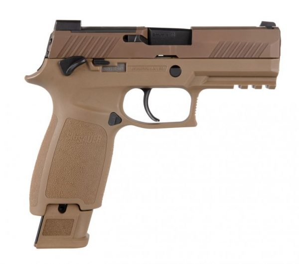 Sig Sauer P320 M18 Coyote Tan 9mm 3.9" Barrel 17-Rounds siglite Sights 1 Magazine