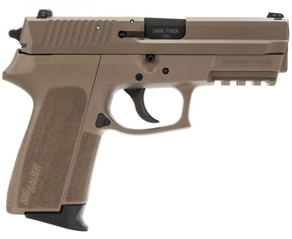 Sig Sauer SP2022 Flat Dark Earth 9mm 3.9-inch 15Rds Siglite Night Sights