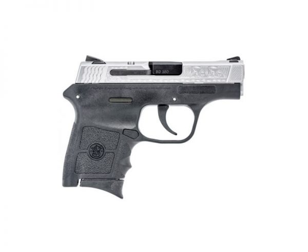 Smith and Wesson M&P Bodyguard 380 Stainless / Black .380 ACP 2.75-inch 6Rd Engraved Slide