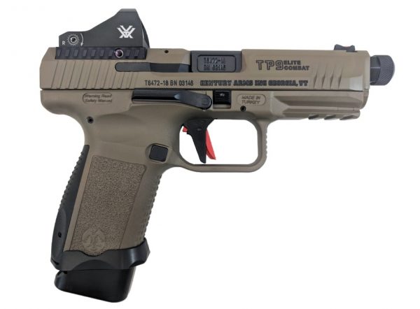 Canik TP9SF Elite Combat Flat Dark Earth 9mm 4.7" Barrel 15-Rounds