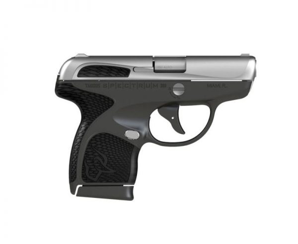 Taurus Spectrum Stainless .380 ACP 2.8-inch 7Rds Black Slide & Frame Accents