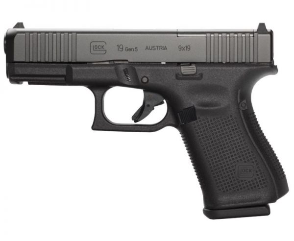 Glock G19 Gen 5 MOS 9mm 4.02-inch Barrel 15 Rounds with Forward Serrations