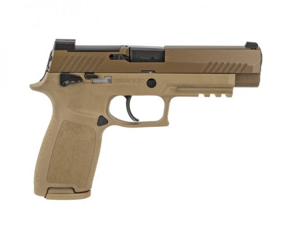 Sig Sauer P320F M17 Coyote Tan 9mm 4.7" Barrel 17-Rounds SIGLITE Front Sights