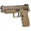 Sig Sauer P320F M17 Coyote Tan 9mm 4.7" Barrel 17-Rounds SIGLITE Front Sights - Image 2