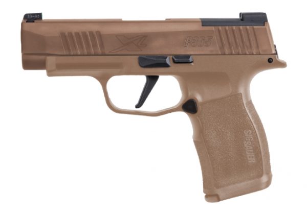 Sig Sauer P365 XL NRA Coyote Tan 9mm 3.7" Barrel 15-Rounds with Night Sights