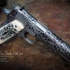 Colt Firearms Series 70 Lisa Tomlin 1911 Stainless / Engraved .45 ACP 5" 8-Round - Image 3