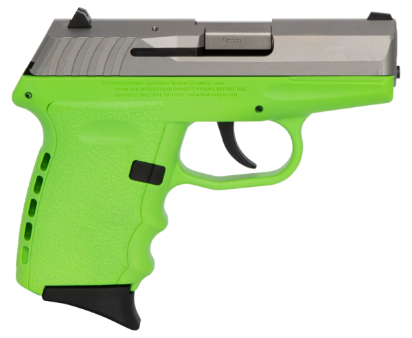 SCCY CPX-2 Carbon Lime Green 9mm 3.1" Barrel 10-Rounds