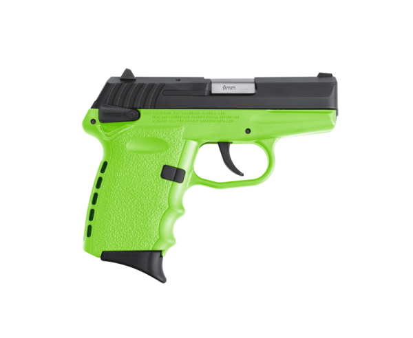 SCCY CPX-1 RD Lime Green / Black 9mm 3.1" Barrel 10-Rounds CTS-1500 Reflex Sight