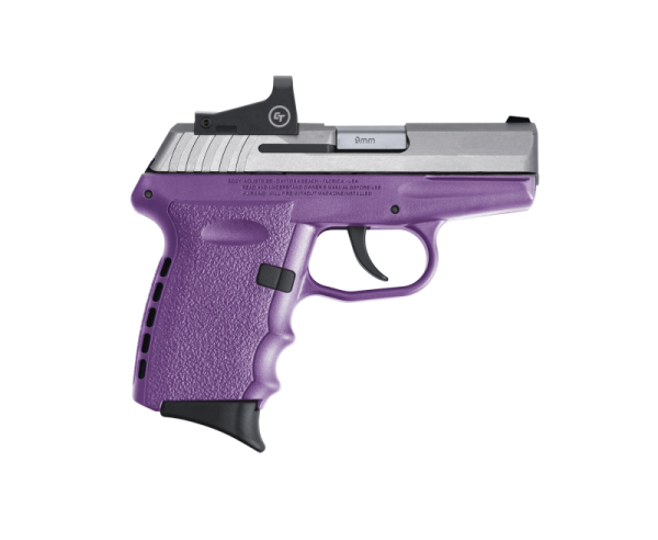 SCCY CPX-2 RD Purple / Stainless 9mm 3.1" Barrel 10-Rounds CTS-1500 Reflex Sight