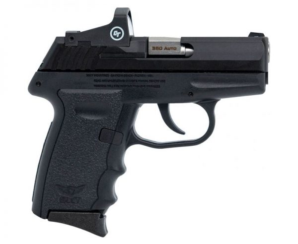 SCCY CPX-3 RD .380 ACP 3.1" Barrel 10-Rounds CTS-1500 Reflex Sight