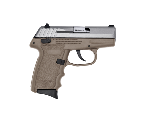 SCCY CPX-4 RD Flat Dark Earth / Stainless .380 ACP 3.1" Barrel 10-Rounds CTS-1500 Reflex Sight