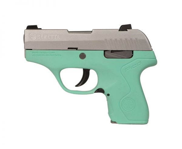 Beretta Pico Robin's Egg Blue / Stainless .380 ACP 2.7-inch 6Rds