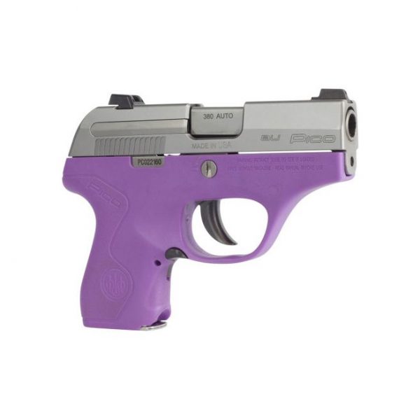 Beretta Pico Lavender / Stainless .380 ACP 2.7-inch 6Rds