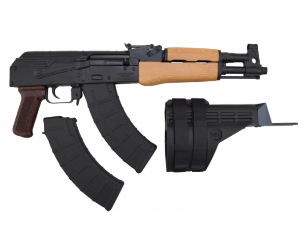 Century Arms HG1916C-N Draco Pistol 7.62X39 12.15-inch 30Rd W/Stabilizing Brace