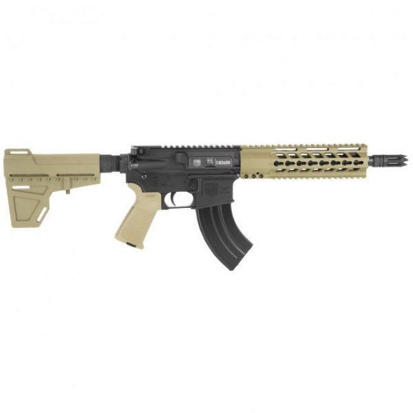 Diamondback DB15 AR Pistol Flat Dark Earth 7.62 X 39 10-inch 28Rds