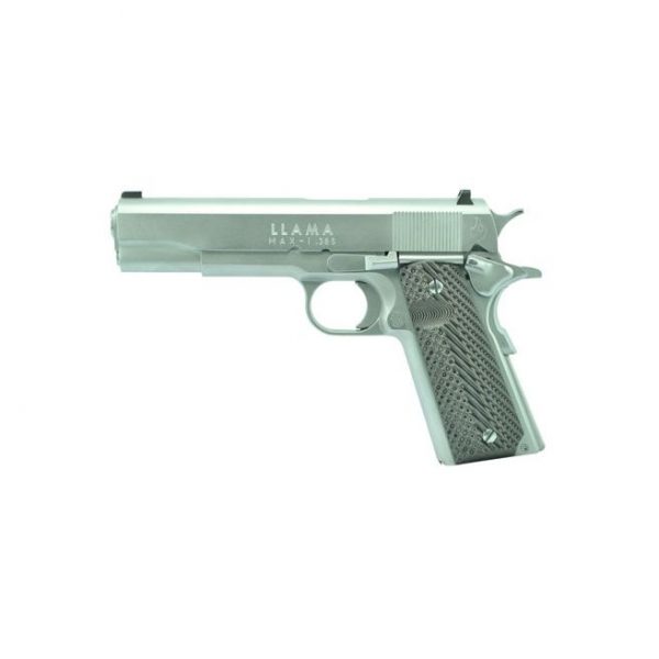 Eagle Imports LLAMA 1911 Max-1 Chrome .38SUP 5-inch 9rd