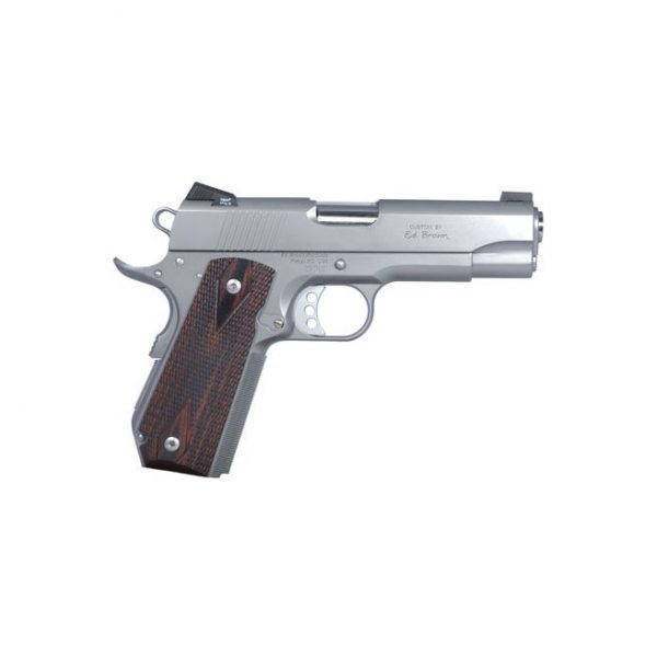 Ed Brown Executive Carry 1911 Stainless Steel .45ACP 4.25in Barrel 7rd with Laminate Wood Grips