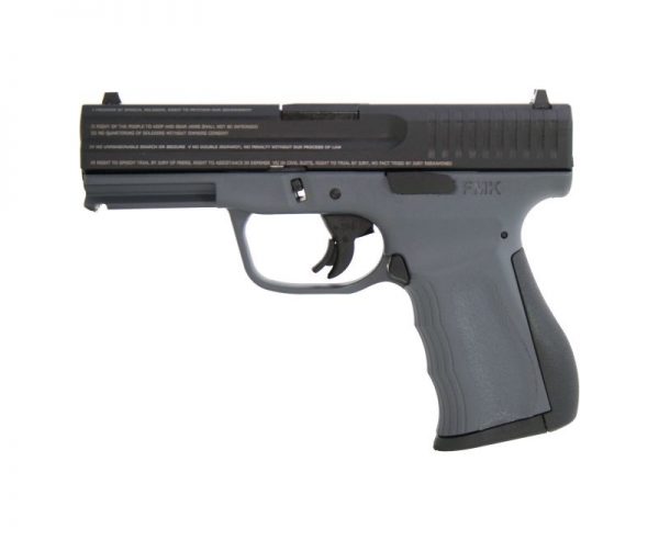FMK Firearms Patriot Engraved Gray 9MM 4-inch 10rd