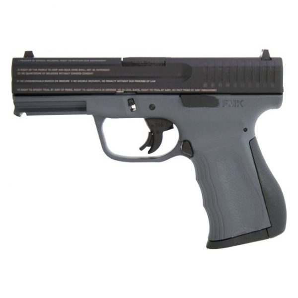 FMK Firearms Patriot Engraved Gray/Black 9MM 4-inch 14rd