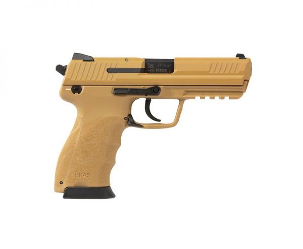 Heckler and Koch 45ACP TAN 3.86-inch 10rd Includes Three Magazines