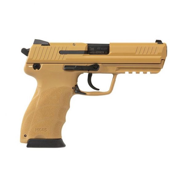 Heckler and Koch 45ACP TAN 3.86-inch 10rd Includes Three Magazines