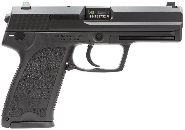 Heckler and Koch USP V7 LEA Pistol 9mm, NS, NMS, DA/SA, 15rd