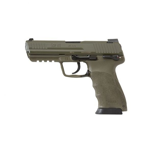 Heckler and Koch HK45 LEM Green .45ACP 4.46-inch 10rd